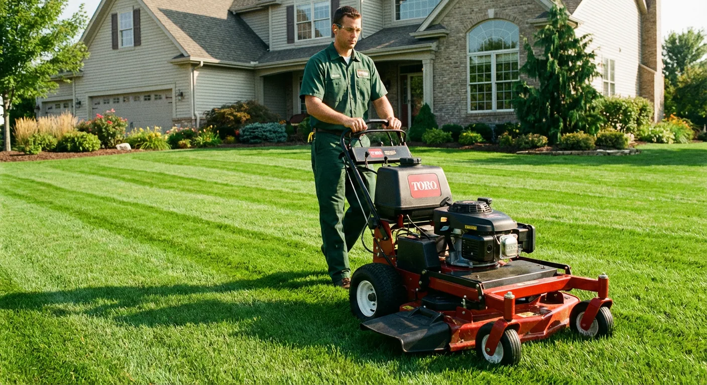 Professional lawn mowing service in Spokane Valley